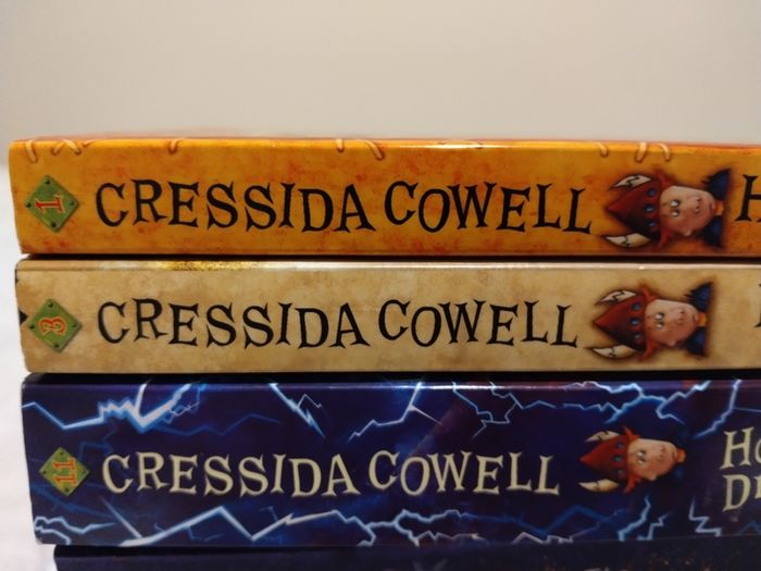Cressida Cowell, how to train your dragon books