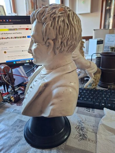 Large Bust of a Man Postage Available or Collection is always welcome and Recommended in Rochfortbridge Westmeath