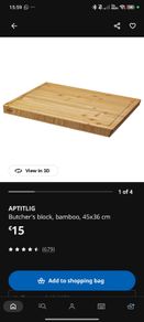 Butcher's block, Chopping board