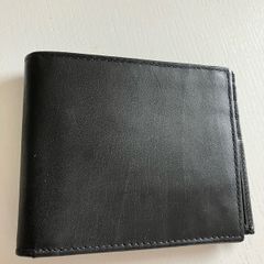 New Teenakeenly leather Mens black wallet