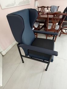 High back orthopaedic chair & cushion