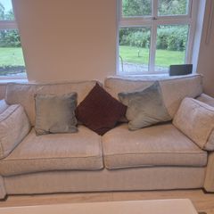 3 seater couch and two arm chairs