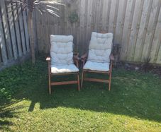 Outdoor dining table and chairs