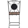 Mosaic Bistro Chairs 2 pcs Orange/Grey Image 5