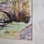 "Bridge at Laragh" Watercolour by Michael Walsh - Signed and dated Image 10