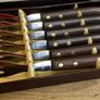 Vintage Boxed Set Of 6 X Teak Handled Forks. Image 5