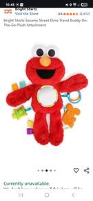 Bright Stars Elmo Travel Buddy