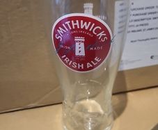 smithwicks pint glasses x24
