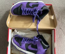 nike dunk psychic purple uk9 worn once