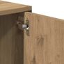 TV Cabinet with Drawer Artisan Oak 200x25x44 cm Engineered Wood Image 8