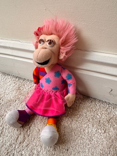 Zingzillas Panzee Soft Plush Cbeebies 2009 Mini approx. 22 cm. Vivid Used Dirty Please see photos