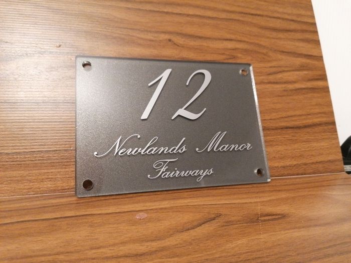 house number/ name signs