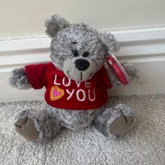 Mini Teddy Bear Love You Koochie Valentine approx. 14 cm. Please see photos