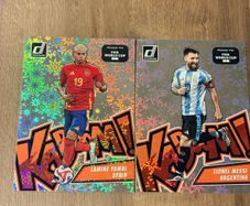 Lamine Yamal & Messi 2025-26 Donruss Panini Road to World Cup - Kaboom Jumbo