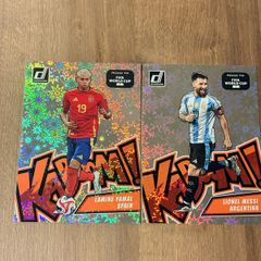 Lamine Yamal & Messi 2025-26 Donruss Panini Road to World Cup - Kaboom Jumbo