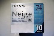 [New] Sony Neige 74 MiniDisc blanks - Pack of 10