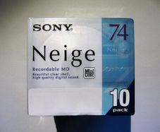 [New] Sony Neige 74 MiniDisc blanks - Pack of 10