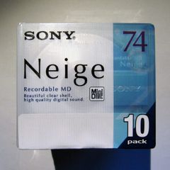 [New, Unused] Sony Neige 74 MiniDisc blanks - Pack of 10