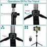 20677 Wireless Remote Shutter for IOS Android Plus Mini Tripod Image 2