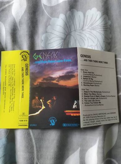 And Then There Were Three Cassette Album Genesis