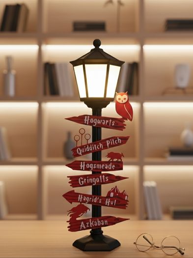 Wizarding World Street Lamp  Magical LED Decoration