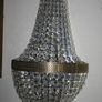 Vintage Large chandelier cut glass Chrome Wall Lights Image 3