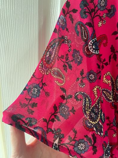 Claudie Pierlot Handkerchief Hem Midi Dress - Size 38 - 295e current stock