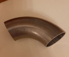 38mm stainless 90 degree bend