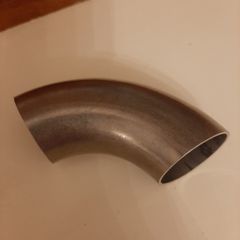 38mm stainless 90 degree bend