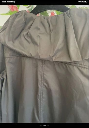 jacket miss selfridge shawl collar parka inspired jacket size 12