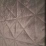 JYSK ENGBLOMME Grey Velvet Quilt/Bedspread Image 3