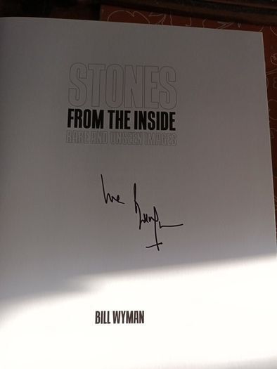 Bill Wyman Signed Book