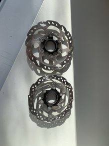 Pair Shimano 160mm centre lock rotors / discs