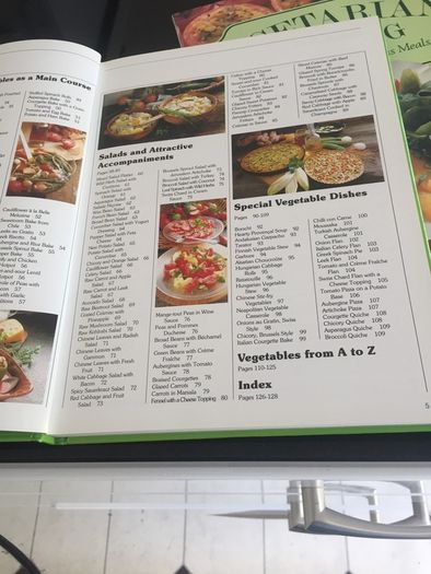 Vegetarian cookbook