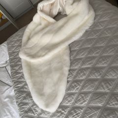 Wedding FAUX FUR Ivory Wrap