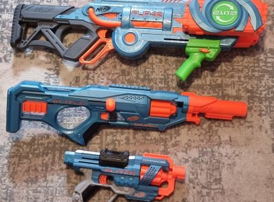 Nerf Elite 2.0 Blaster Bundle (3 Blasters, Vest & Training Target)
