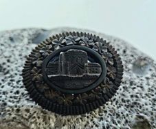 19th Century Irish Bog Oak Brooch