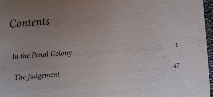 Franz Kafka / In the Penal Colony / Penguin Classics / 2011