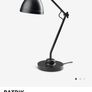 red adjustable study lamp Image 3