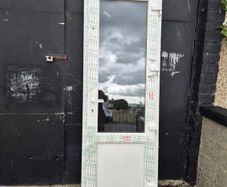 new upvc door