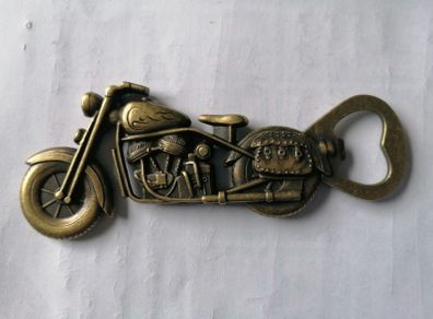 Motorbike bottle opener