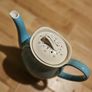 1950s Style Turquoise Tea or Coffee Pot Image 4