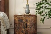 Bedside Table with Sliding Doors