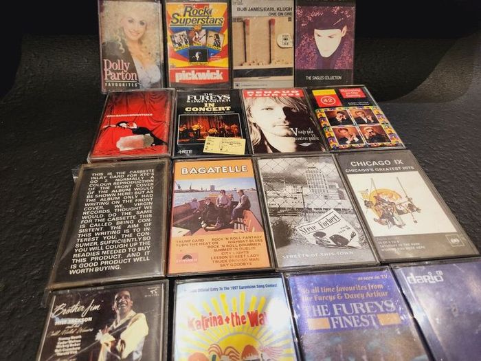 Cassette Tapes Rock, New Wave, Pop Etc x (16)