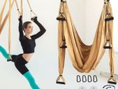 EU UK Innovative Yoga Aerial Yoga Swing in Quick installation Complete Aerial Yoga Hammock Set Carabiner Hook with Smooth Edges