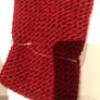 Burgundy wool mix headband Image 4