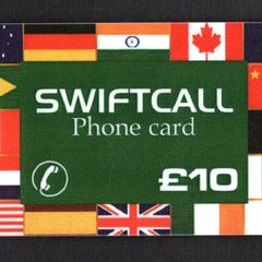 Ireland IR10 Swiftcall Flags Phonecard used