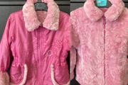 Double sided girl jacket, size 2-3y