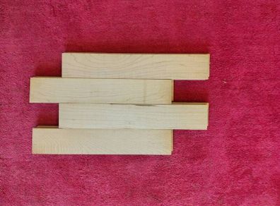 30 Vintage Raw Unused Maple Wood Blocks for Floor Repair or Craft Blanks.