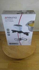 Ambiano Automatic Pot Stirrer 5W Cordless Rechargeable Kitchen Gadget - New In Box